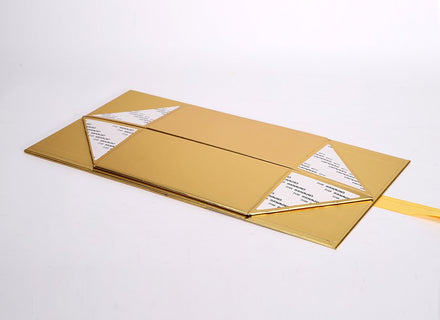 Revolutionize Your Packaging Experience with our Collapsible Paper Box with Ribbon