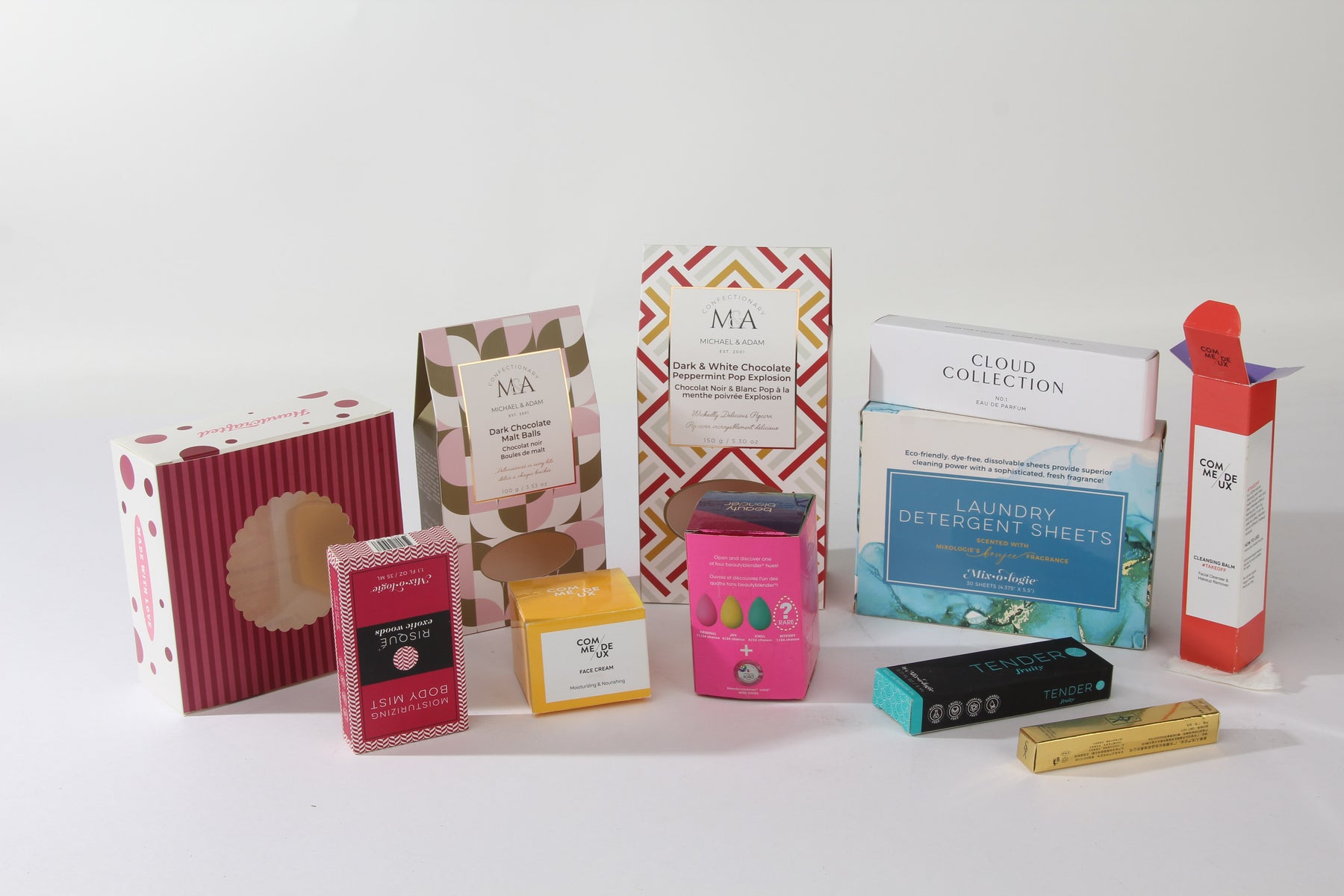 Customize a card paper box