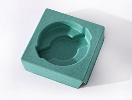 Green molded pulp insert in Wet Press