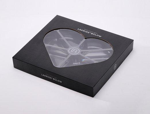 Black window paper box