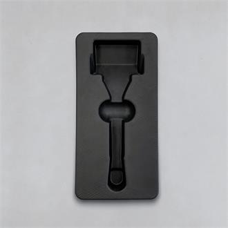Black Molded Pulp Tray for Electric Shavers