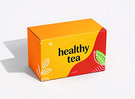 regularly structure cardboard paper box for tea