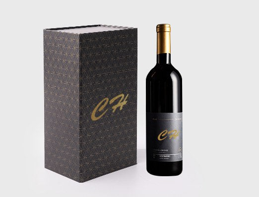 red wine paper box