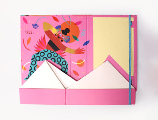 Tea Folding Box Secured with Rubber Band - Eco-Friendly Paper Packaging