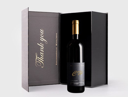 red wine paper box