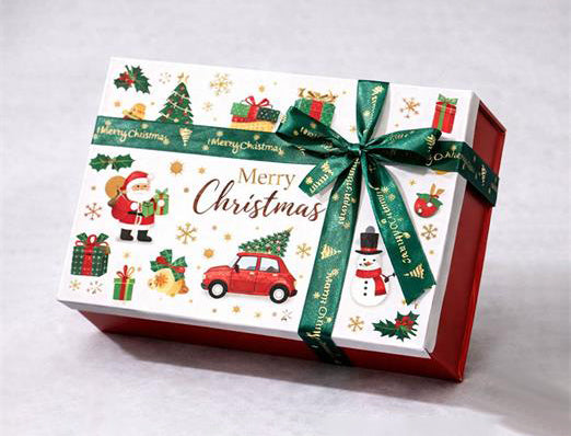 Christmas Two-Piece Lift-Off Lid Chocolate Gift Box