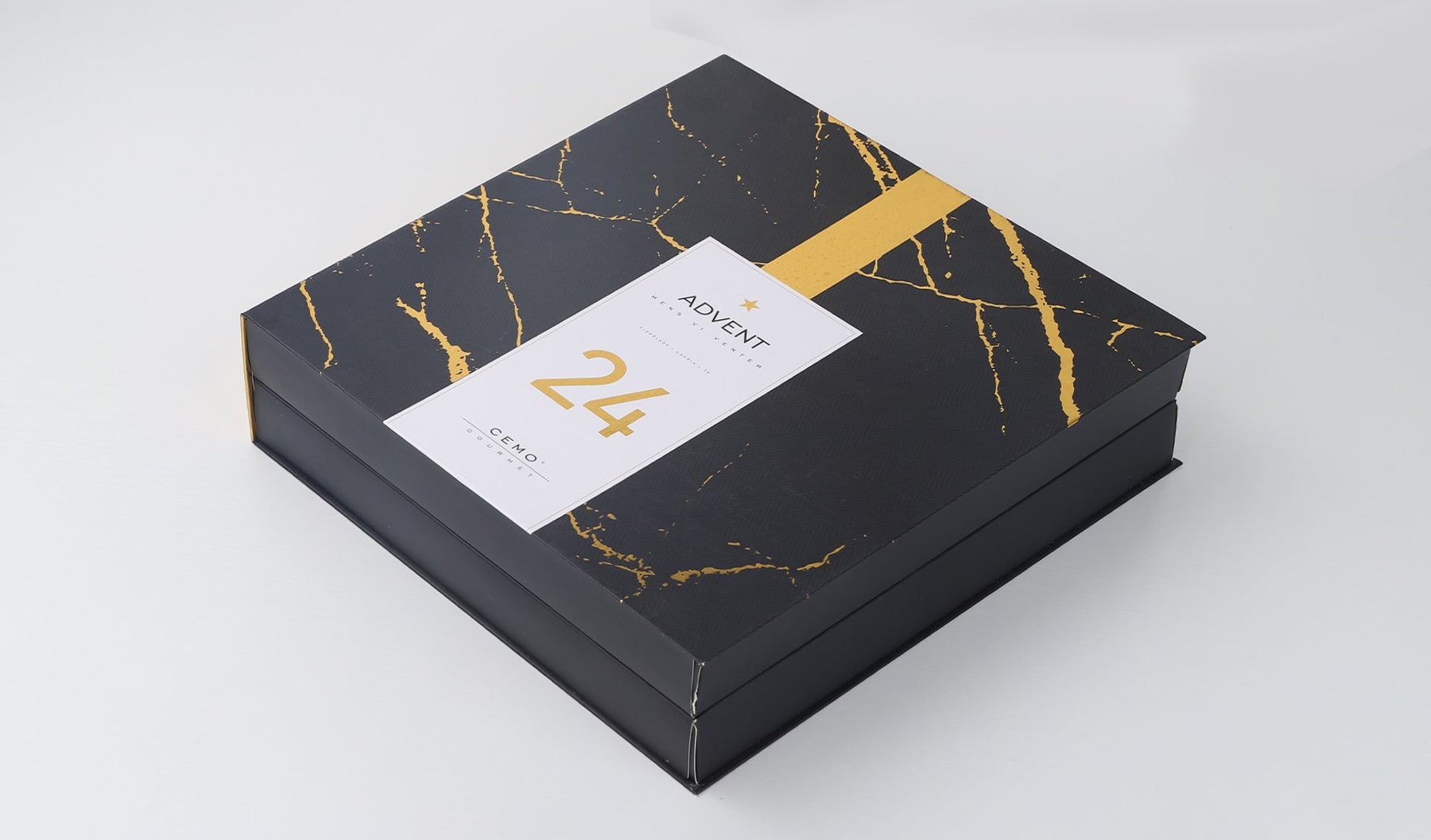 black calendar paper box