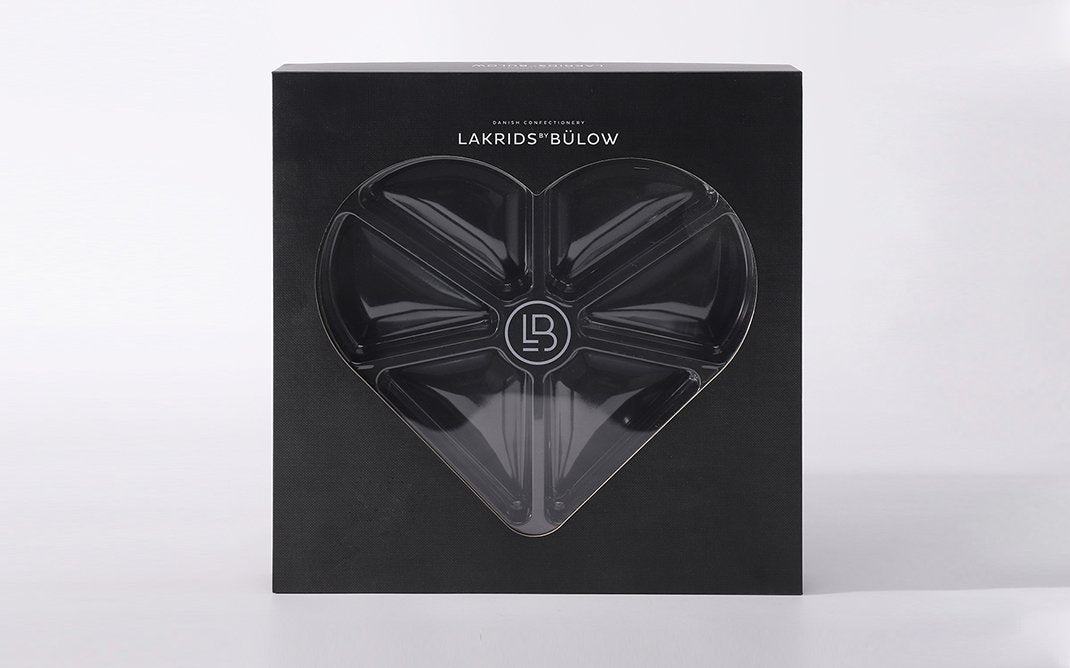 Black window paper box