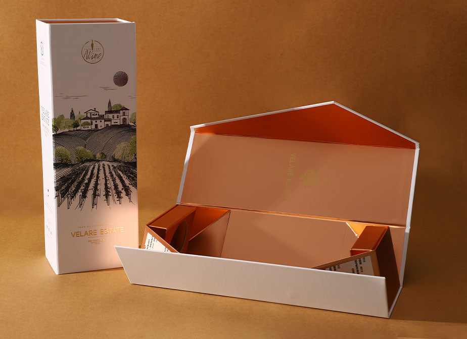 Folding Gift Wine Box