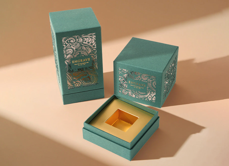 Perfume Gift Packaging Box in Laser die cutting