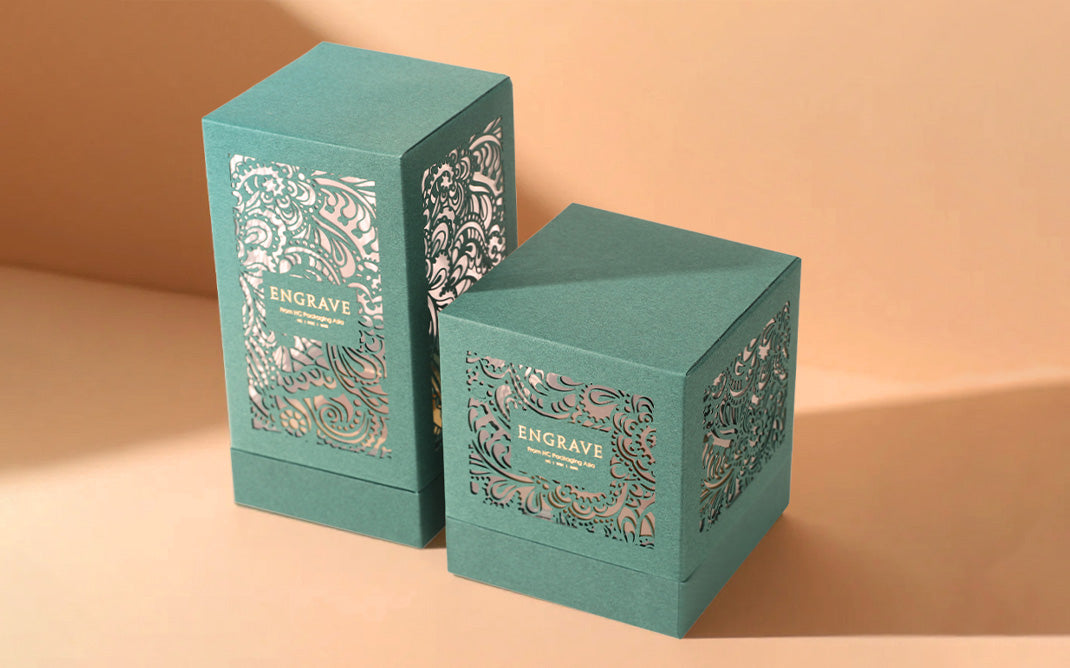 Perfume Gift Packaging Box in Laser die cutting