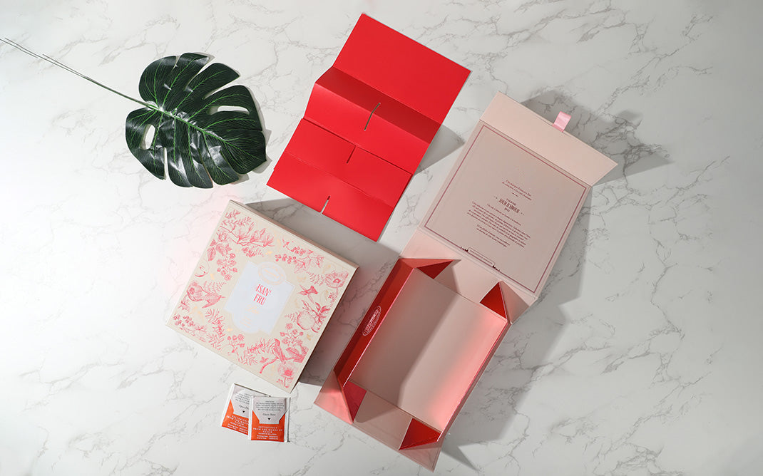 Magnetic folding gift tea bag Paper Box