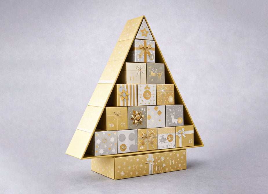 Christmas Tree Shaped Chocolate Paper Box