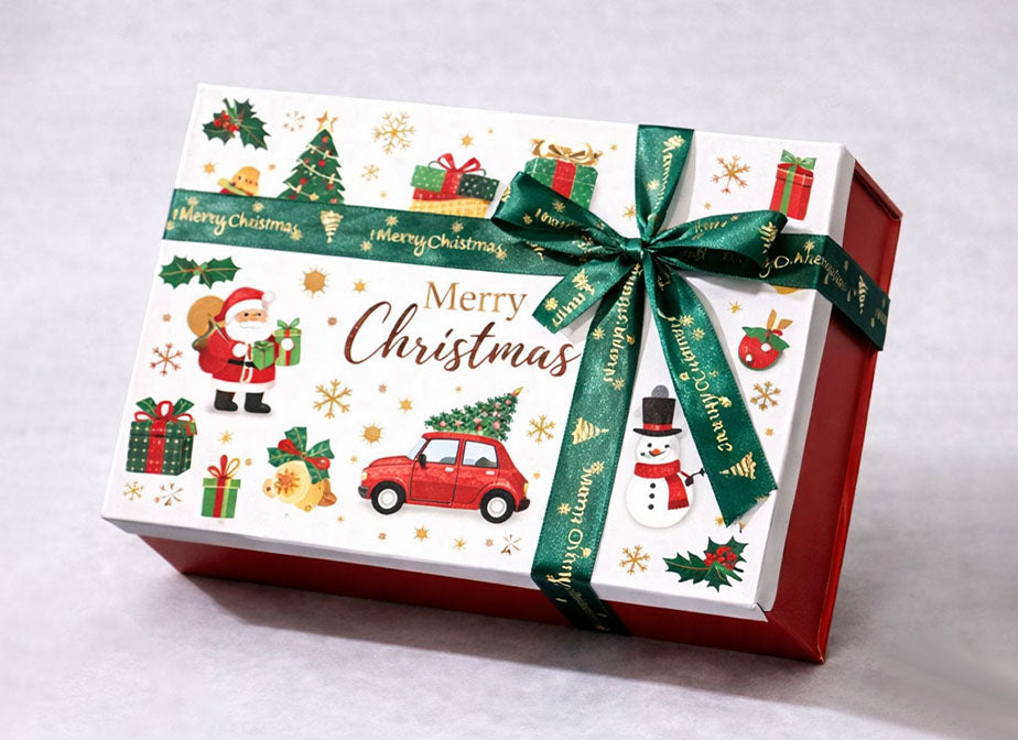 Christmas Two-Piece Lift-Off Lid Chocolate Gift Box