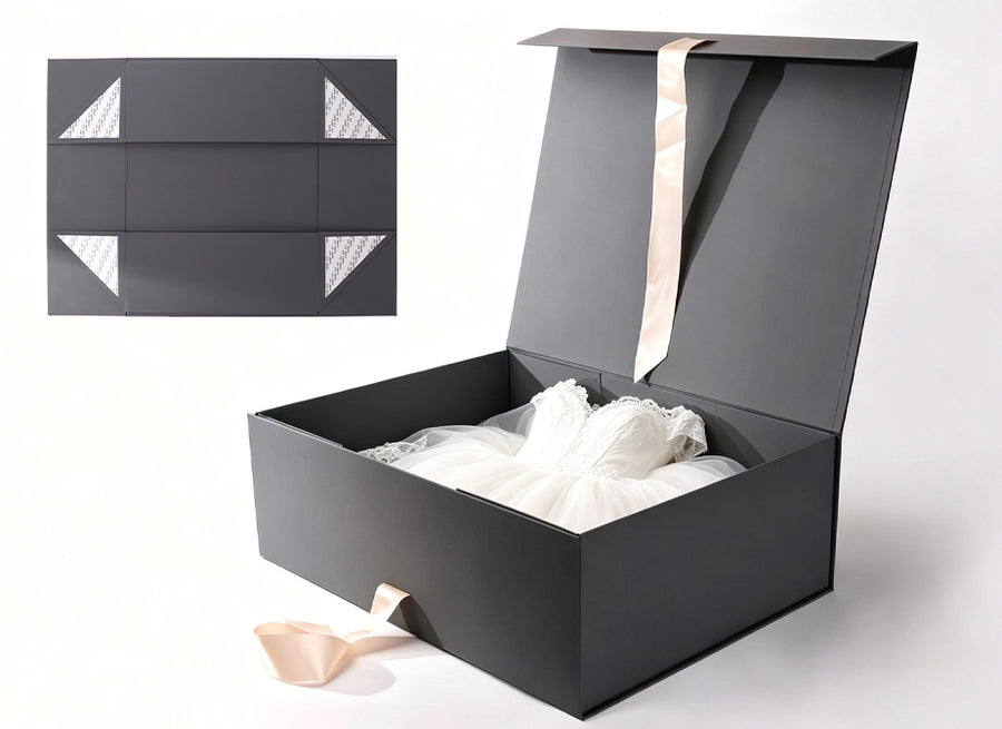 Large Wedding Dress Folding Box Packaging
