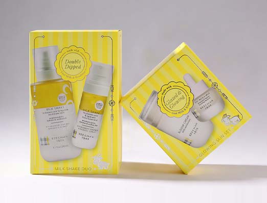 Facial cleansers foldable card paper box