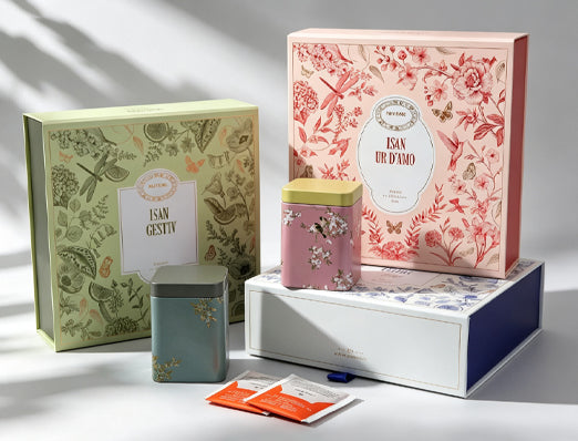 Magnetic folding gift tea bag Paper Box