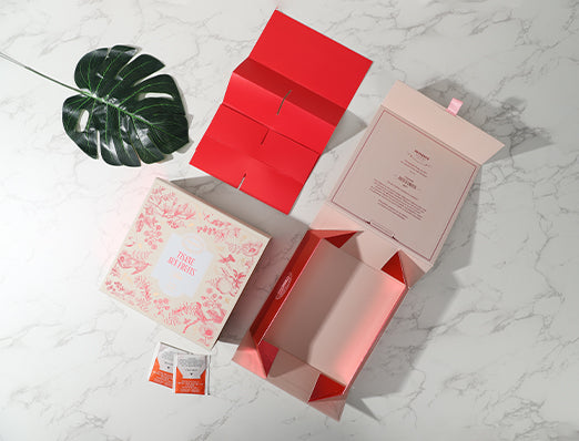 Magnetic folding gift tea bag Paper Box