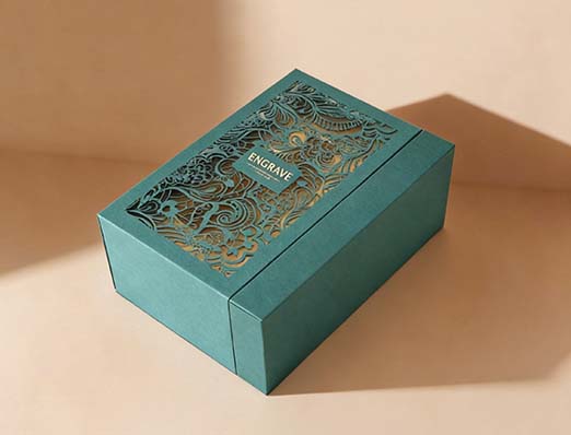 Perfume Gift Packaging Box in Laser die cutting