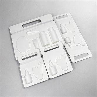 Plastic-Free Skincare Molded Pulp Insert & Paper Packaging
