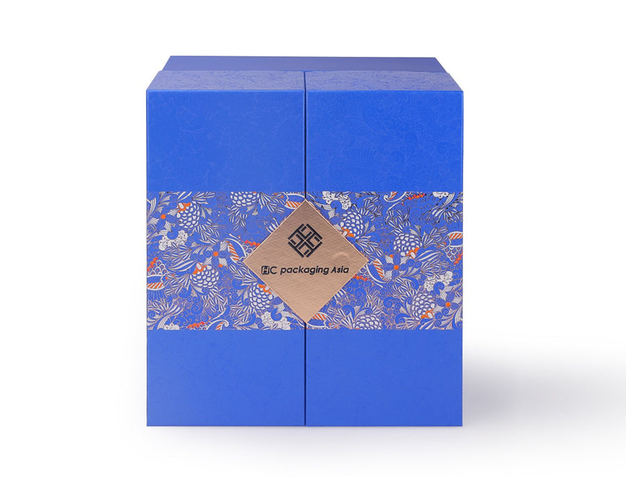 blue calendar paper box