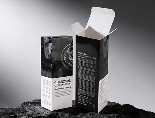 Foaming cleanser cardboard paper box