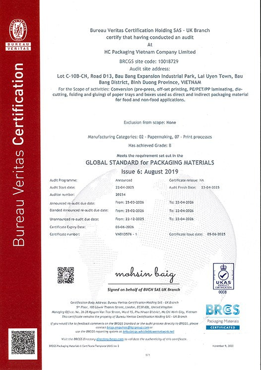 Certification