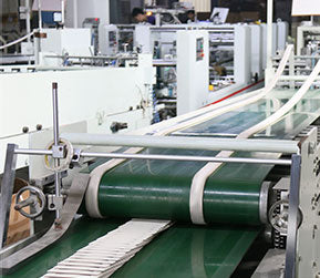 Pasting box machines