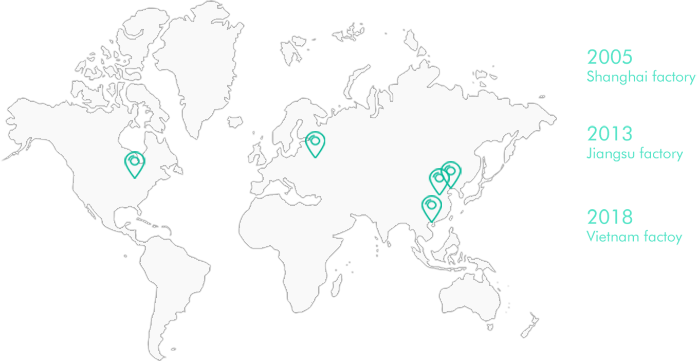 HC Packaging global offices and factories