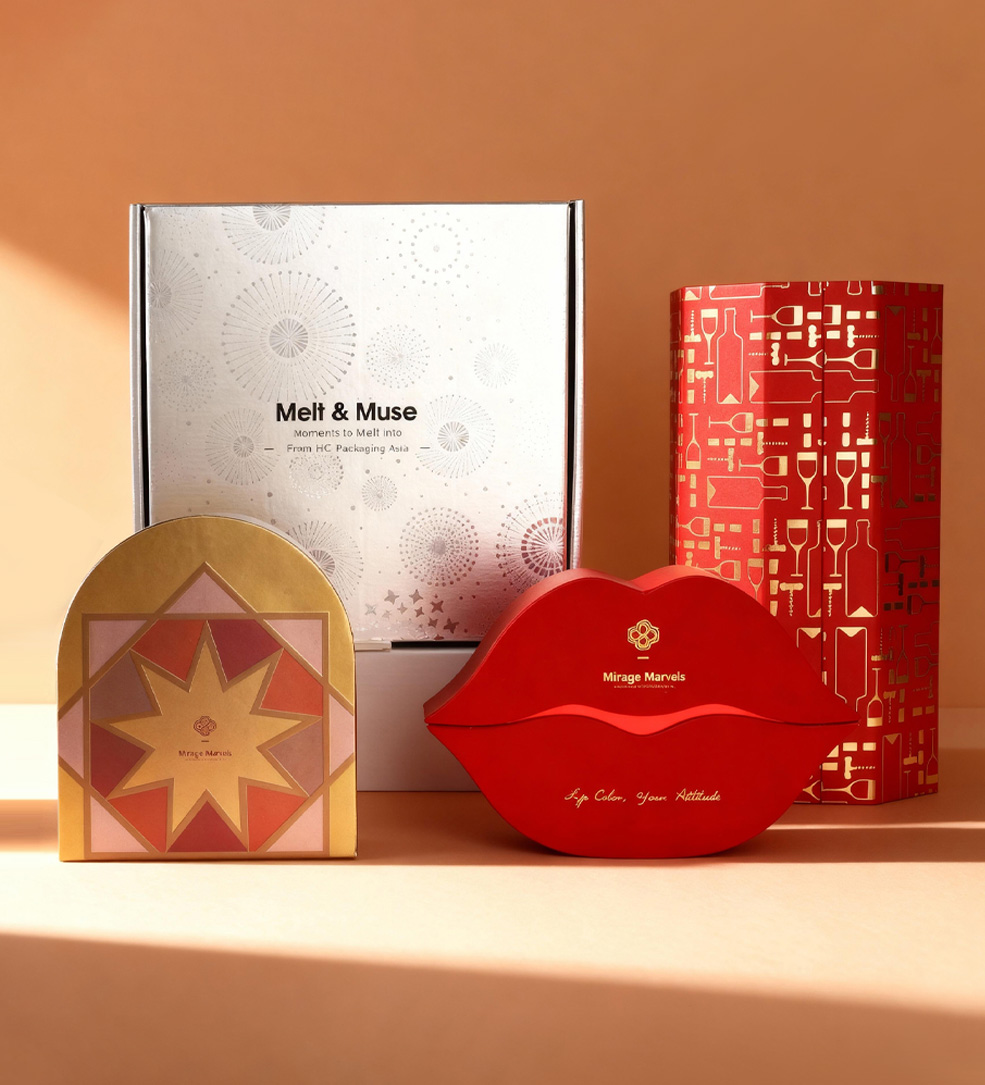 Custom luxury gift boxes and printed paper packaging by HC Packaging Asia