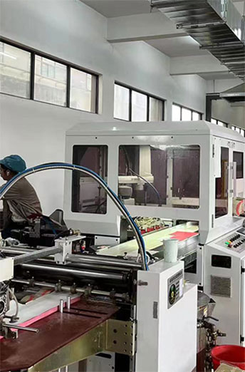 Paper packaging manufacturing area