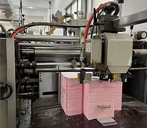 Pasting box machines
