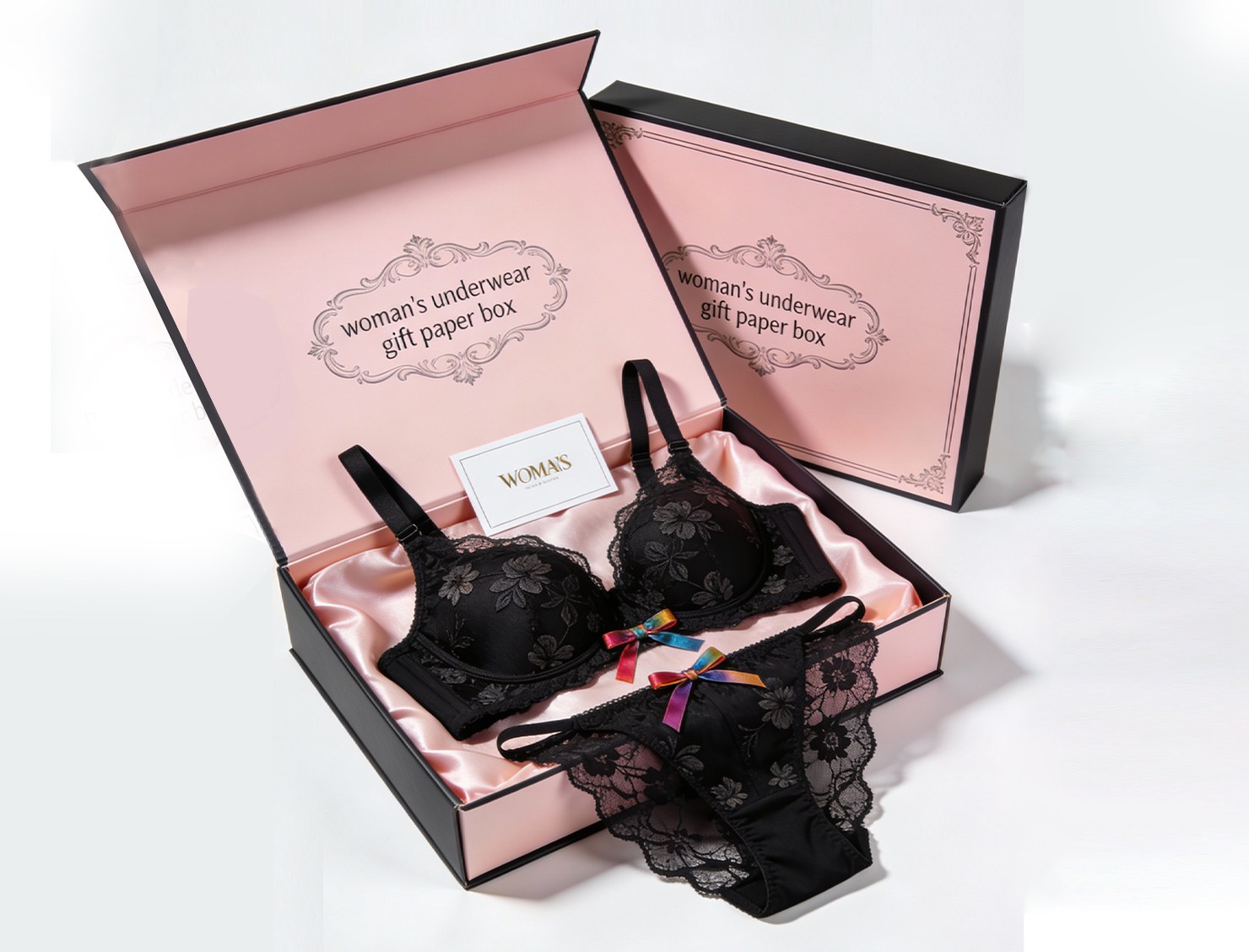 woman underwear gift box