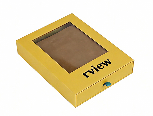 Drawer Paper Box with PVC Window
