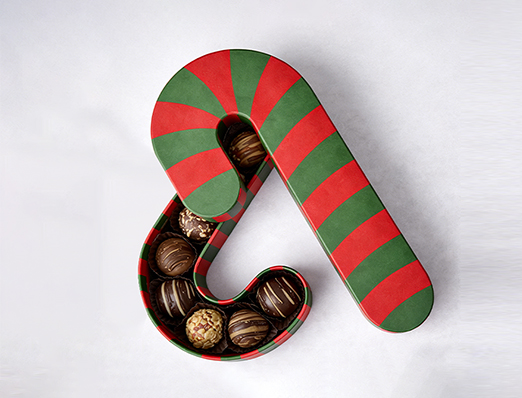 Premium Christmas Chocolate Paper Packaging Box