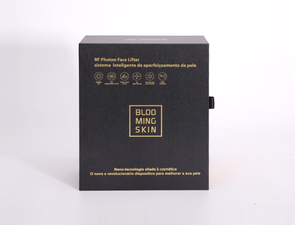 Black drawer paper box — main product view