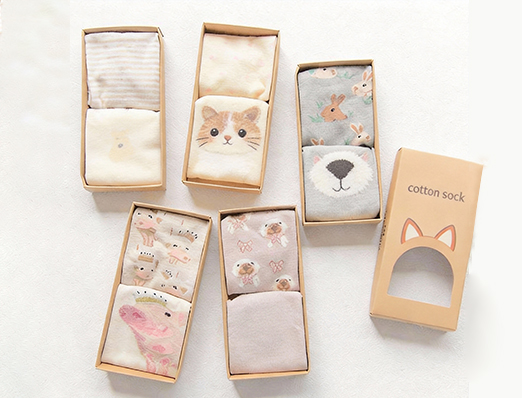 recyclable sock paper box