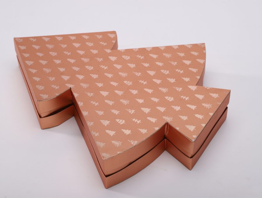 tree shape paper box