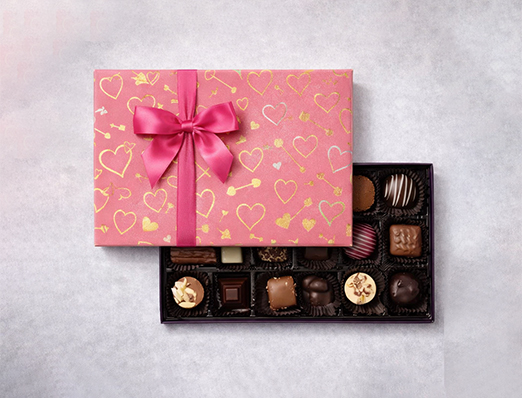 Valentine's Day Chocolate Gift Paper Box
