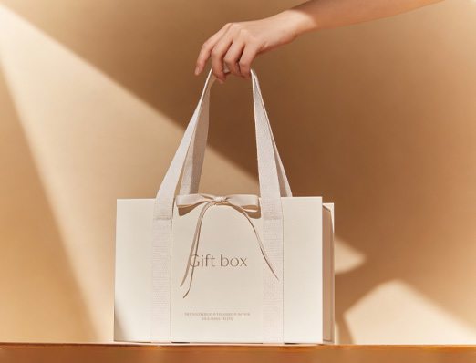 Gift Paper Box with Handle
