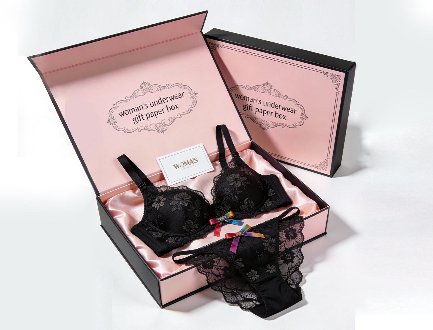 woman underwear gift box