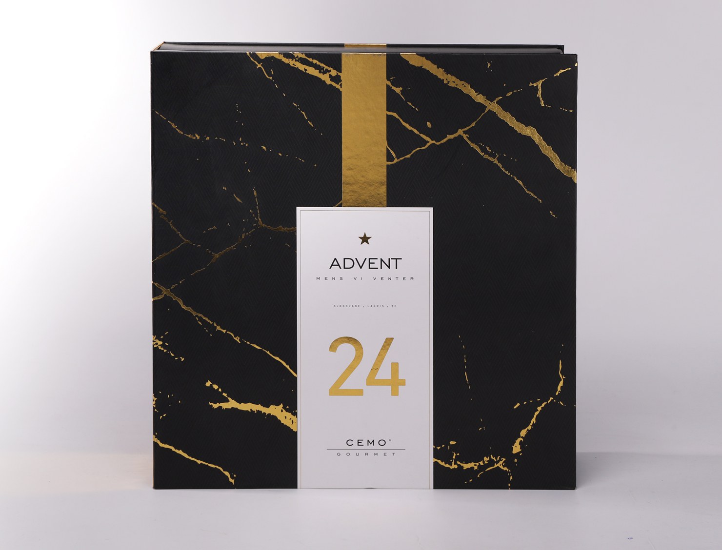 black calendar paper box