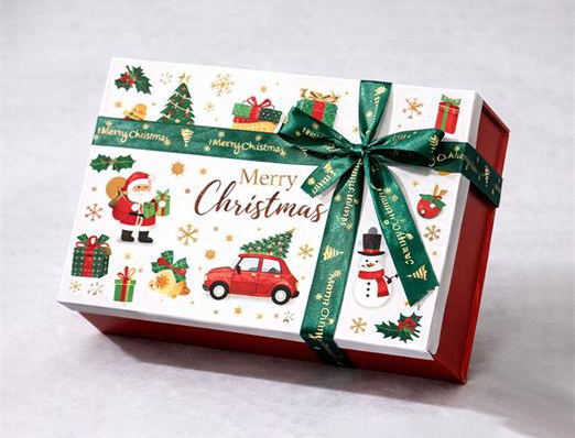 Christmas Two-Piece Lift-Off Lid Chocolate Gift Box