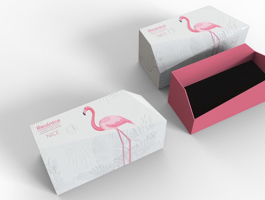 New Design Flamingo Paper box