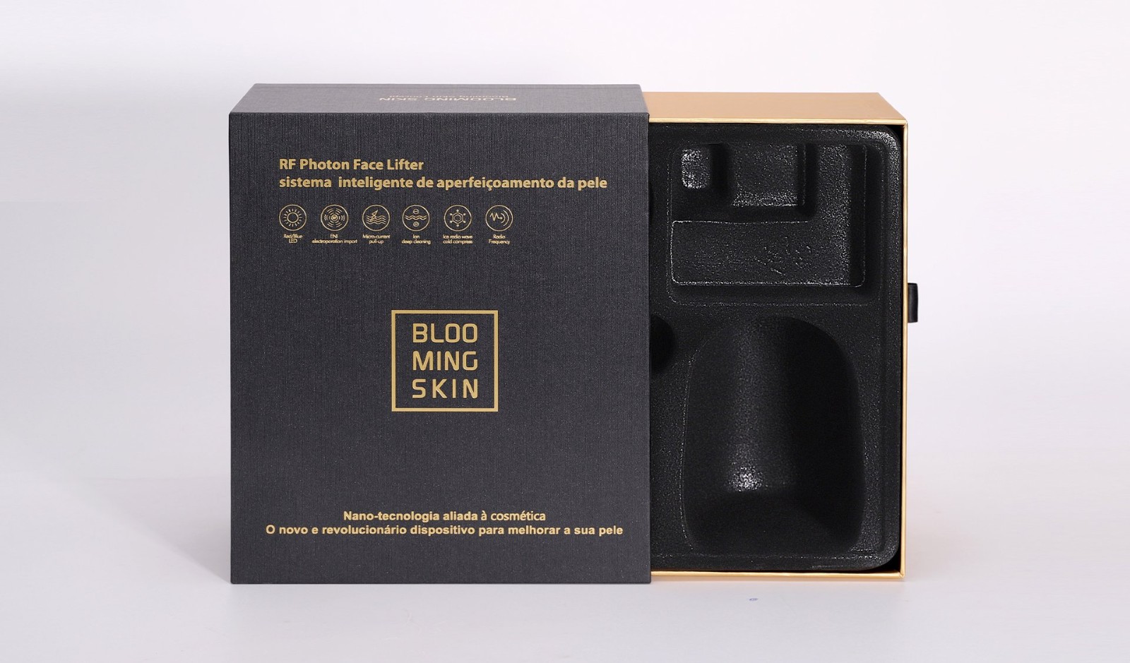 Black drawer paper box