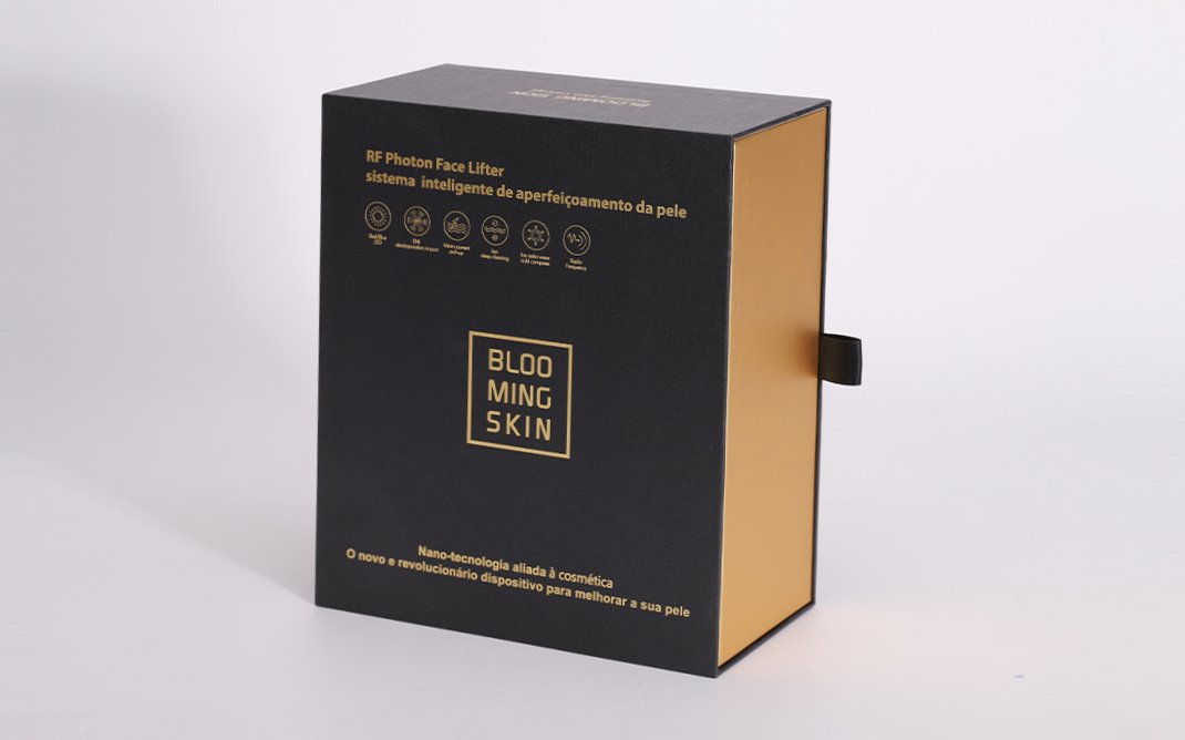 Black drawer paper box