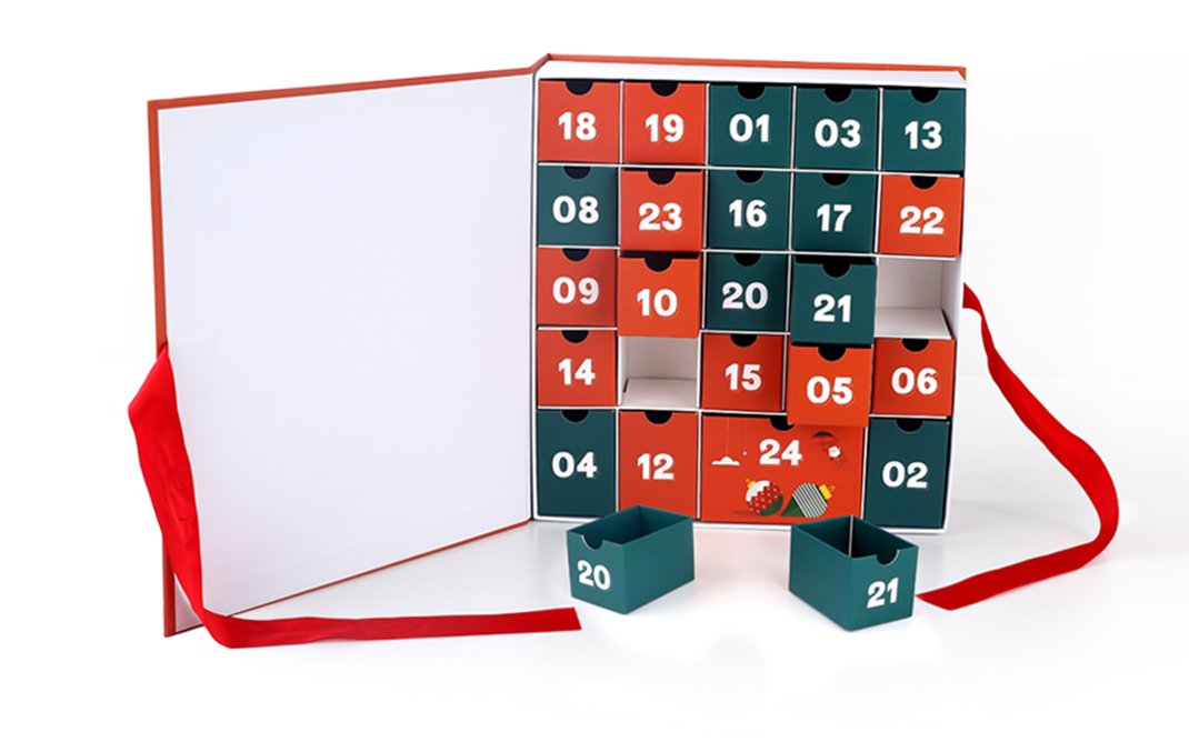 traditional calendar paper box
