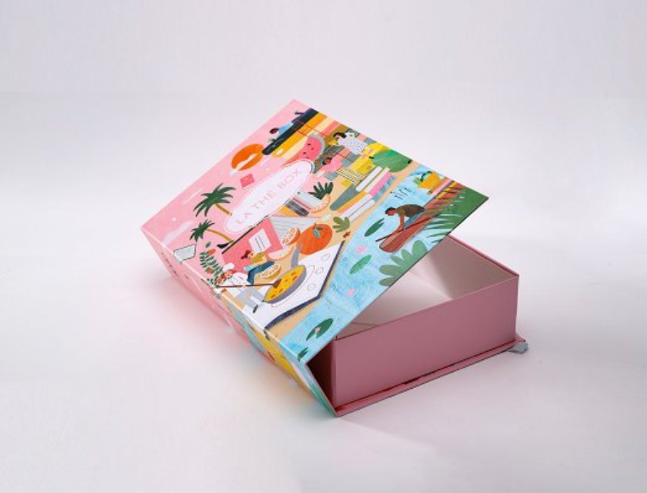 customized book shape foldable book shape custom printed white