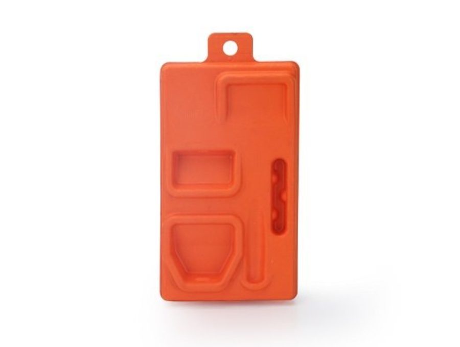 Orange Bagesse Tray paper pulp tray