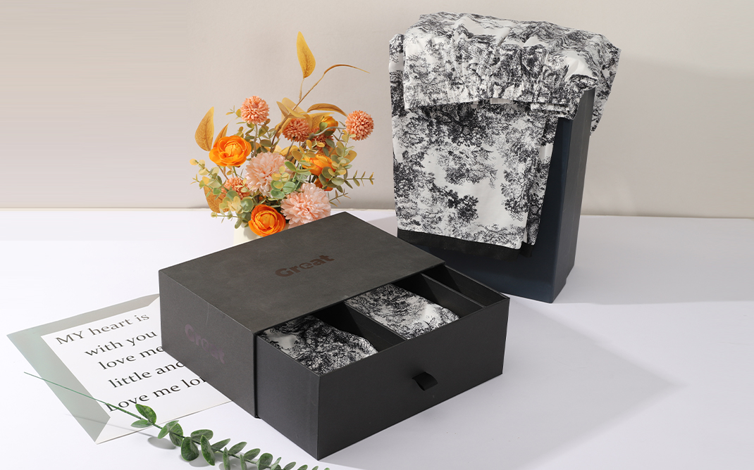 drawer scarf blanket paper box